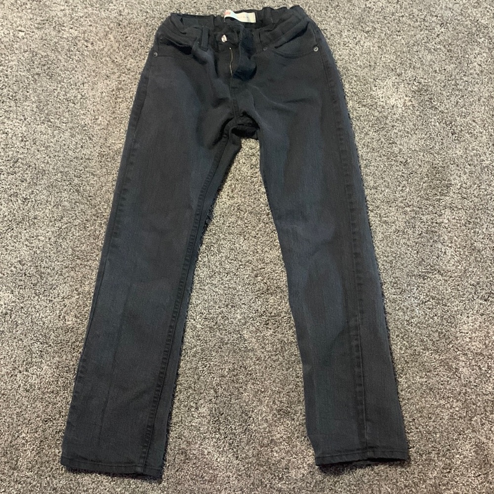 Black Light Washed Boy’s Levi’s Jeans Slim Fit
